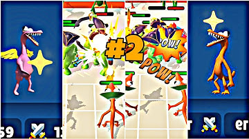 Merge Master Rainbow run 3D || Level 8-11 || Monkey Beast Gaming