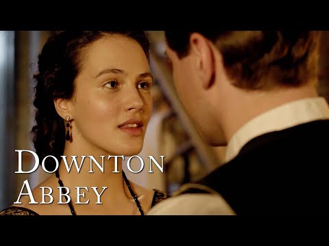 Lady Sybil and Tom Branson's First Kiss | Downton Abbey