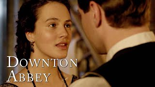 Lady Sybil and Tom Branson's First Kiss | Downton Abbey