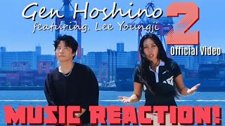 2 INTO 1!✨✌🏾Gen Hoshino - 2 ft. Lee Youngji Official Video | Music Reaction🔥
