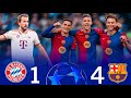 رافينيا ينتقم للبرسا بهاتريك عالمي ملخص مباراة برشلونة 4 1 بايرن ميونخ دوري ابطال اوروبا 2025 QHD 