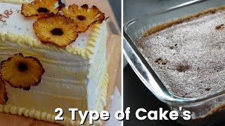 2 type of cake recipe in marathi केक रेसिपीज ...