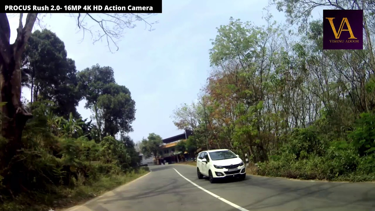 PROCUS Rush 2.0 -16MP 4K HD Action Camera Video Test | PROCUS Rush 2.0 Action Camera Road Test