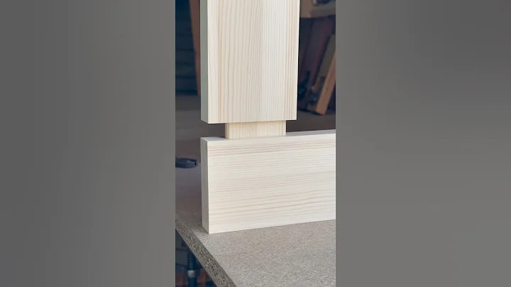 Easy and Accurate Mortising Jig #shorts #woodworking #diy