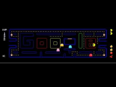 Google Doodle Games Pac Man 30th Anniversary May 21 2010 لم يسبق