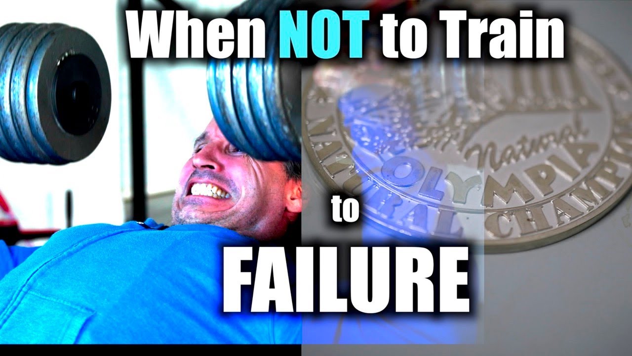 When NOT to Train to Failure YouTube