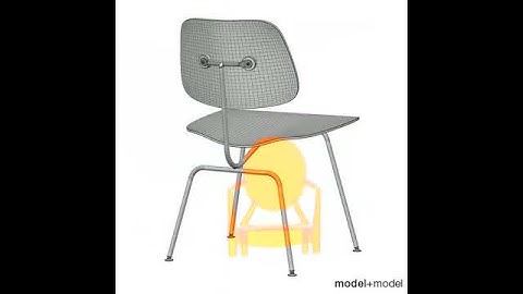 Eames DCM (Dining Chair Metal) 3D model from CGTrader.com