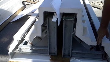 GFRC Cornice with Installation Frame Ready to Go in Pallet