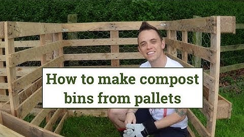 Making Compost bins from Pallets