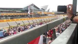F1 2015 British GP start (Silverstone)