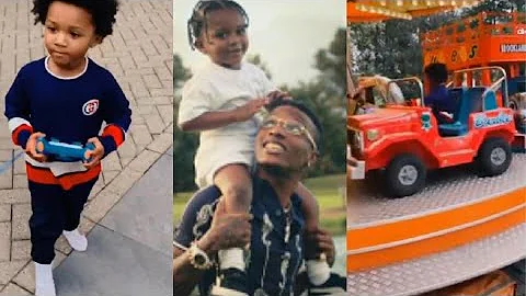 Wizkid son Zion give out all is toy to orphanage children 🔥