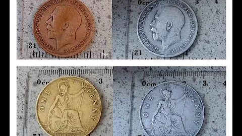 Copper coins turned into Silver and Gold