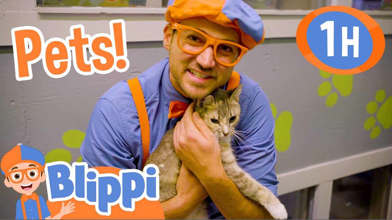 ⁣Blippi Takes Care Of Cute Animals in the Shelter! | 1 HOUR BEST OF BLIPPI | Blippi Toys