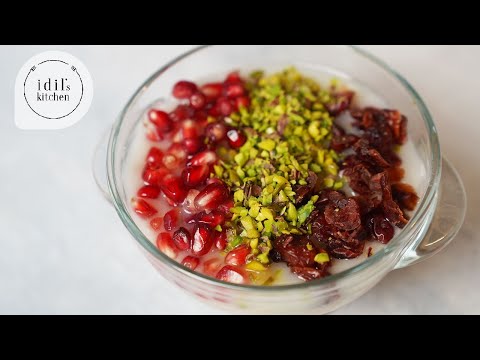 Turkish Ashure Recipe |  Noah's Pudding | Idil's Kitchen