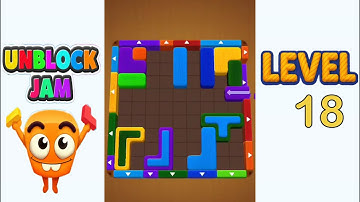 Unblock Jam Level 18 Walkthrough Solution