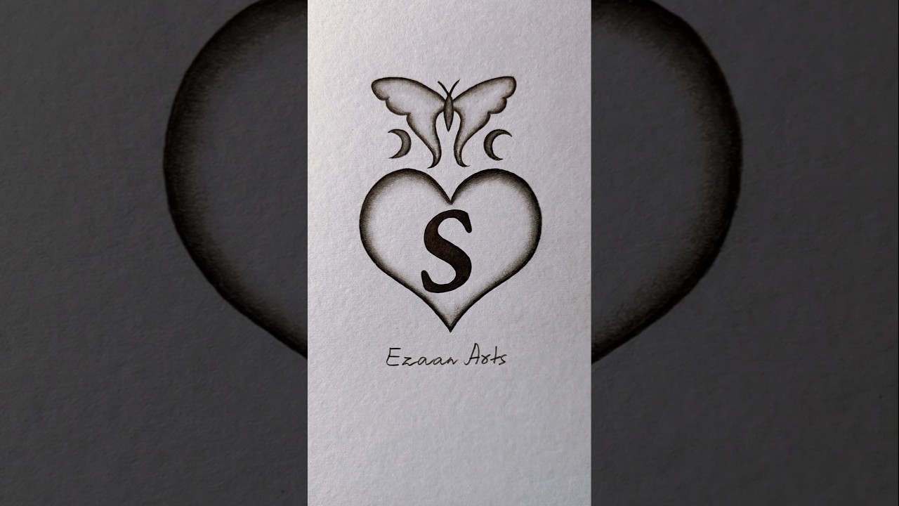 For S Name ❤️ || S name letter art 