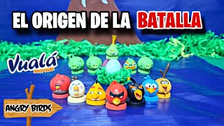 El origen de la Batalla Angry Birds vs Cerditos Vualá Sorpresa | Buscando al Red dorado