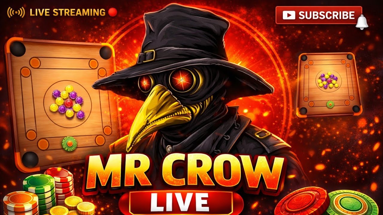 Mr crow is Live 💫 Carrom pool 🇮🇳