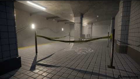 abandoned subway - level design showreel-unity 2018