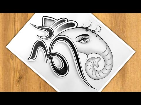 Hyper Realistic Ganesh Ji Short Tutorial | Ganesh Ji Drawing 🥰 - YouTube