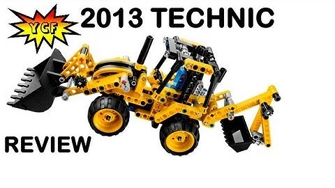 LEGO 42004 Mini Backhoe Loader Review - Part 1 of 2 - TECHNIC 2013 Set