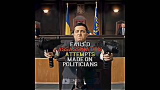 Failed a*s@ssination attempts made on politicians ☠️ | Educational | #edit #shorts