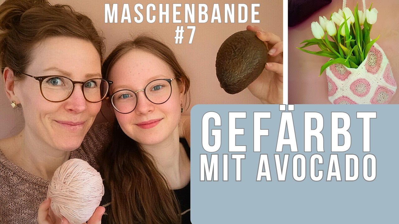Mit Avocado gefärbt & dem Frühling entgegen gestrickt 🌿 | Maschenbande #7