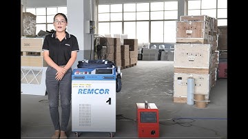 Remcor Handheld 3 in 1 fiber laser welding cleaning cutting machine installation guide video