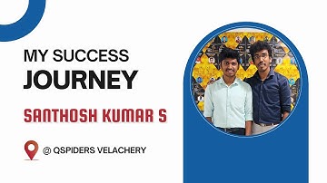 Congratulations, Mr. Santhosh Kumar S for getting placed as a Data Engineer