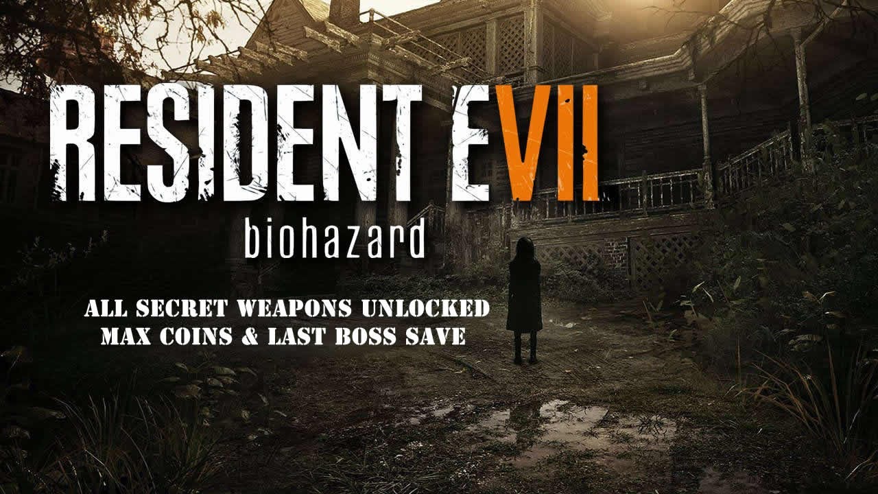 Resident Evil 7 Biohazard All Secret Weapons Unlocked Max Coins Resident evil 7 biohazard all secret weapons unlocked max coins