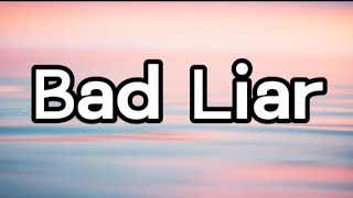 Bad Liar Karaoke With Backing Vocals - Imagine Dragons