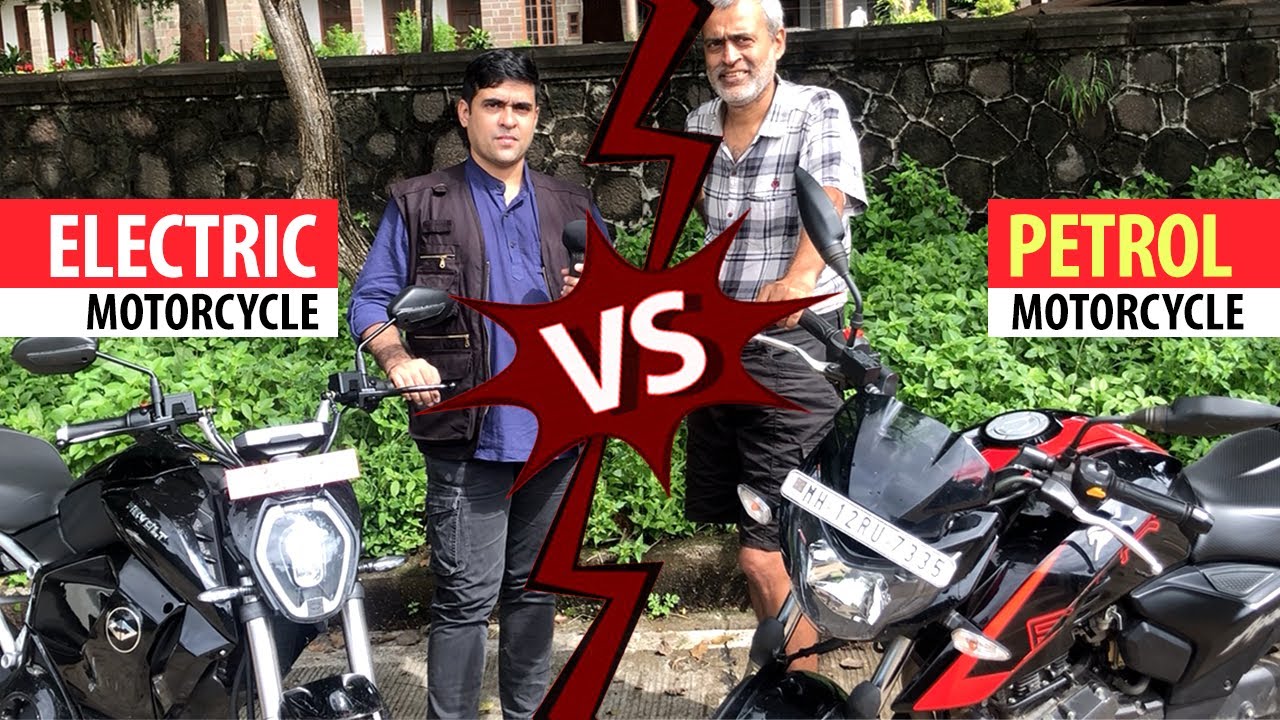 Electric Motorcycle vs Petrol Motorcycle Revolt RV400 हिंदी YouTube