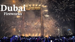 Dubai New Year's Fireworks 2026 |, UAE Spectacular Show At Dubai Frame in 4k