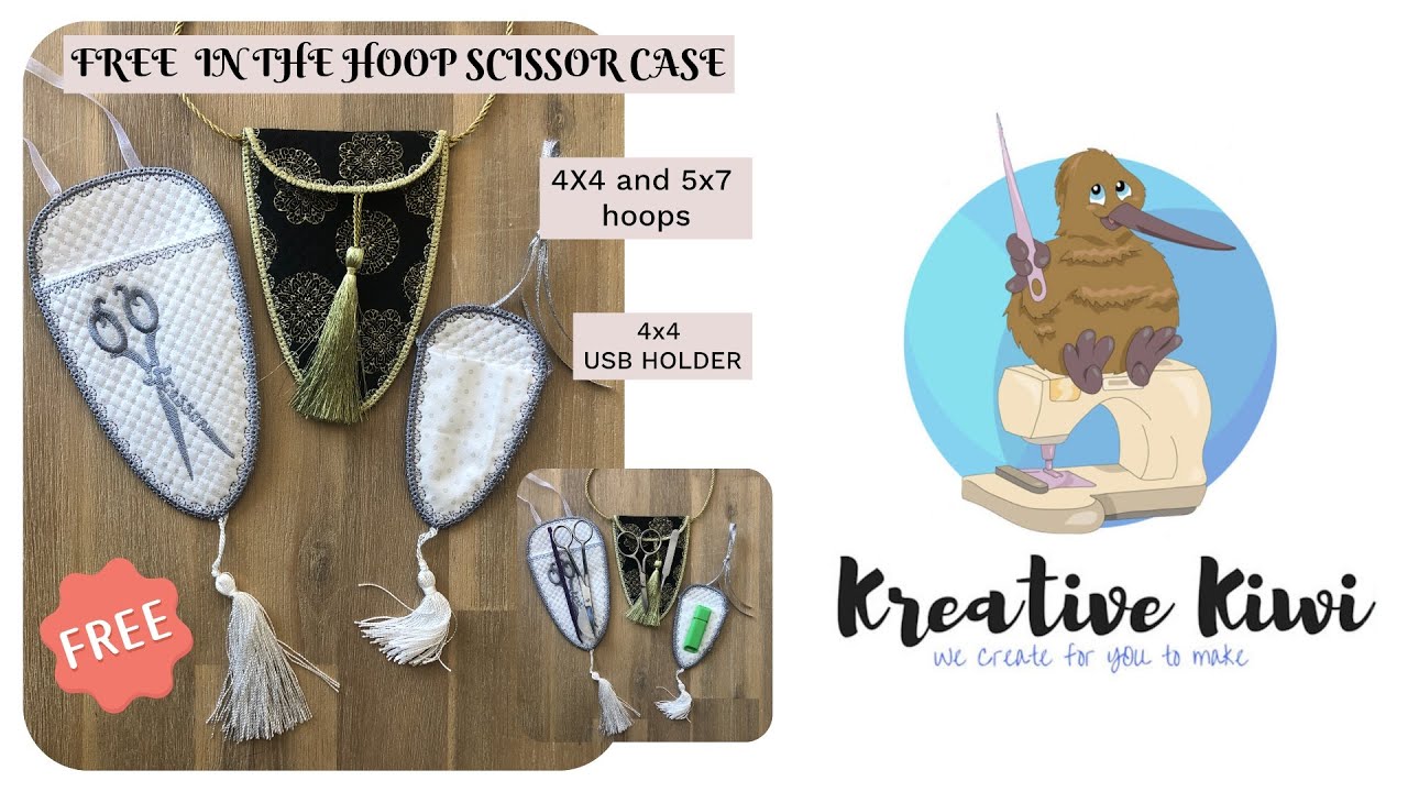 Free In the hoop Scissor Case Video Thumbnail