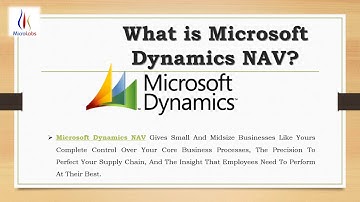 Microsoft Dynamics NAV ERP System