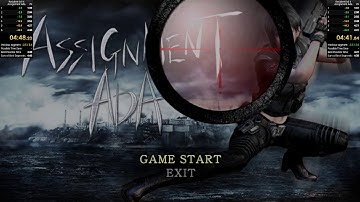 Resident Evil 4 Assignment Ada 60 FPS Speedrun - 04:41 LRT / 04:48 IGT