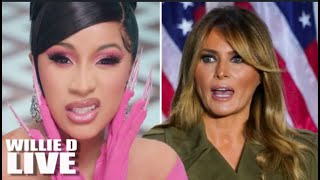 Cardi B Release Nude Pics of Melania Trump: Says "She Used To Sell Her WAP'