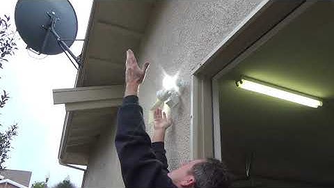 How to Install Motion Activated Security Light Fixture...Part 3
