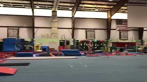 Emily Lahurd front handspring double front floor