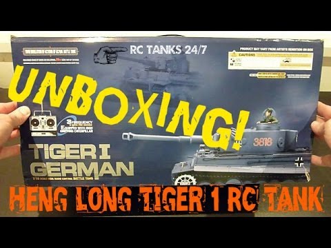 Heng Long 1/16 Tiger 1 RC Tank Unboxing