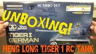 Heng Long 1/16 Tiger 1 RC Tank Unboxing Profile