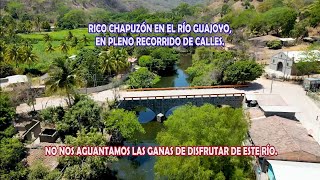 Rico Baño en Caserío El Sunza en El Rio Guajoyo, Santa Ana, EL SALVADOR