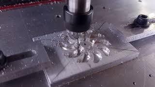 Steam turbine impeller milling desktop cnc