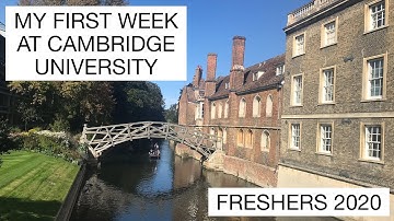 My first week at Cambridge University - freshers week 2020...