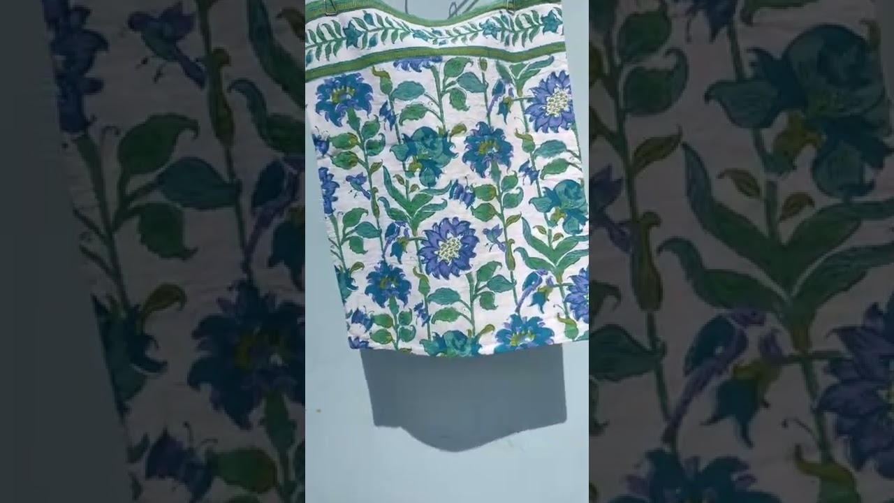 Hand Block Printed Cotton Kerala Bag