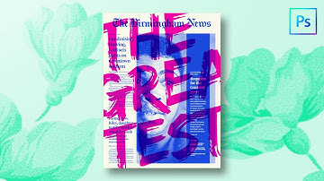 How to Create Mohammad Ali Overprint Effect Poster Design | Photoshop Tutorial | Lineworks