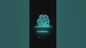 Fingerprint Scanner Animation Using HTML and CSS | Cool CSS Animations