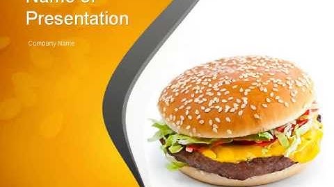 Tasty Burger PowerPoint Template