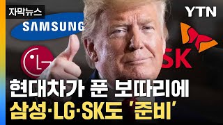 [자막뉴스] 현대차 &#39;31조&#39;, 대한항공 &#39;48조&#39;... 미국 향한 투자 선물 / YTN