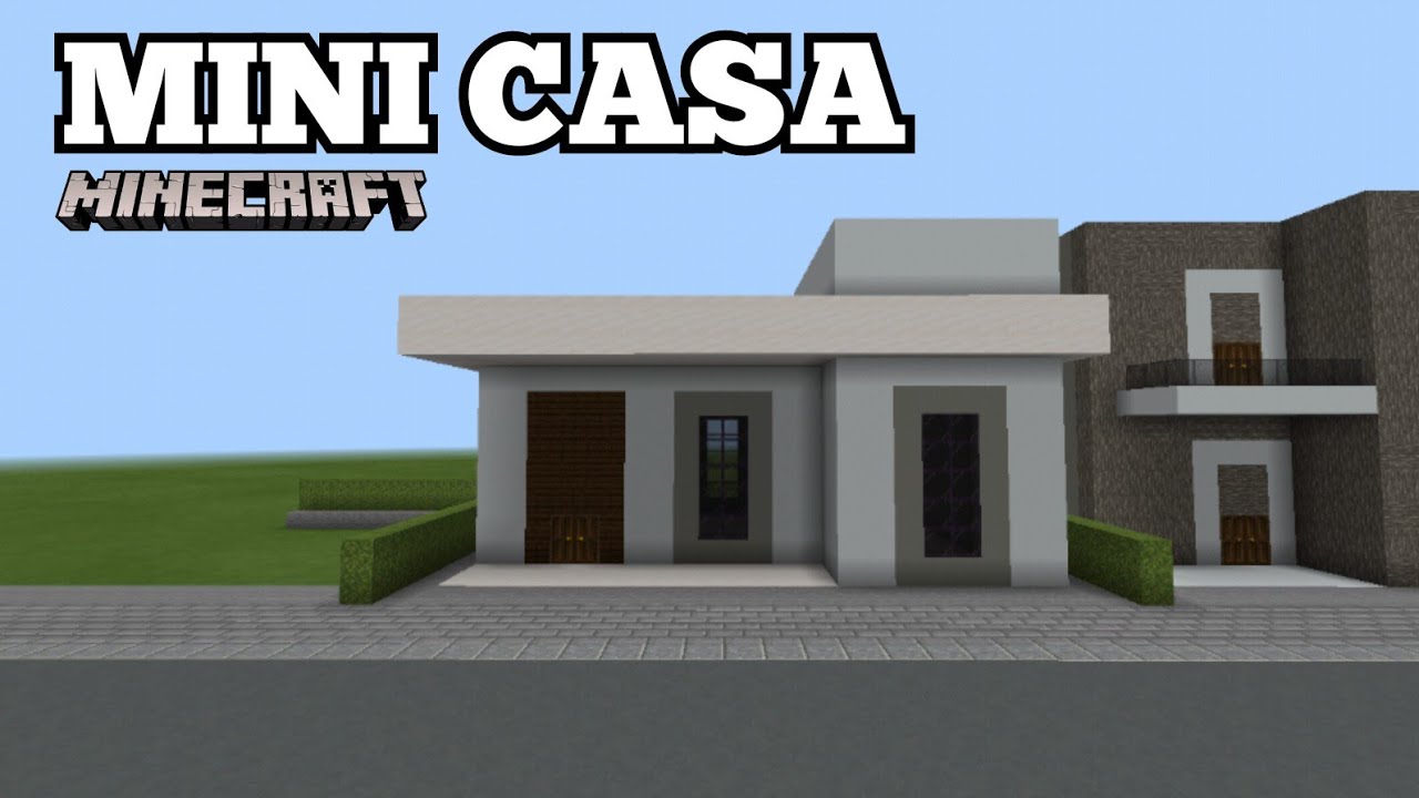 Construindo uma mini casa no minecraft - YouTube